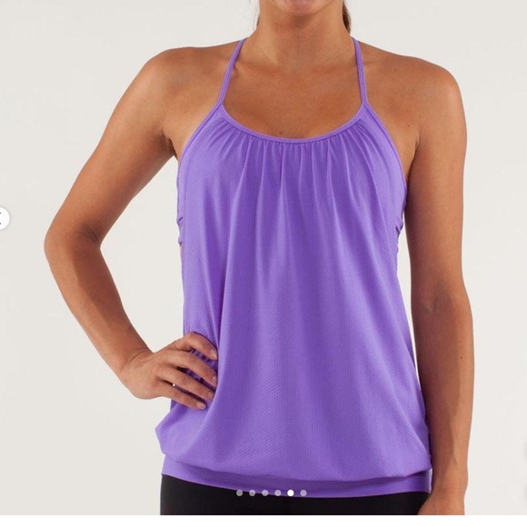 lululemon athletica Tops - Lululemon size 4 No Limits Purple tank